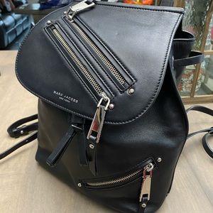 Leather backpack
